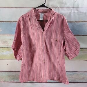 Blair Pink Striped Button Down Shirt
